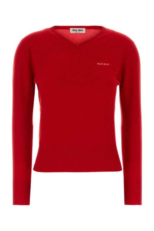Red cashmere sweater MIU MIU (MML07ASOOO13S1)