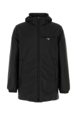 Black nylon down jacket Black PRADA (SGC710SWMO1WQ9)