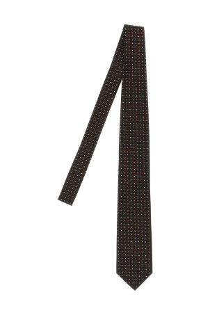 Silk tie Brown