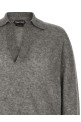 Поло из кашемира и шелка, серого цвета TOM FORD KPL058YMK126TAV