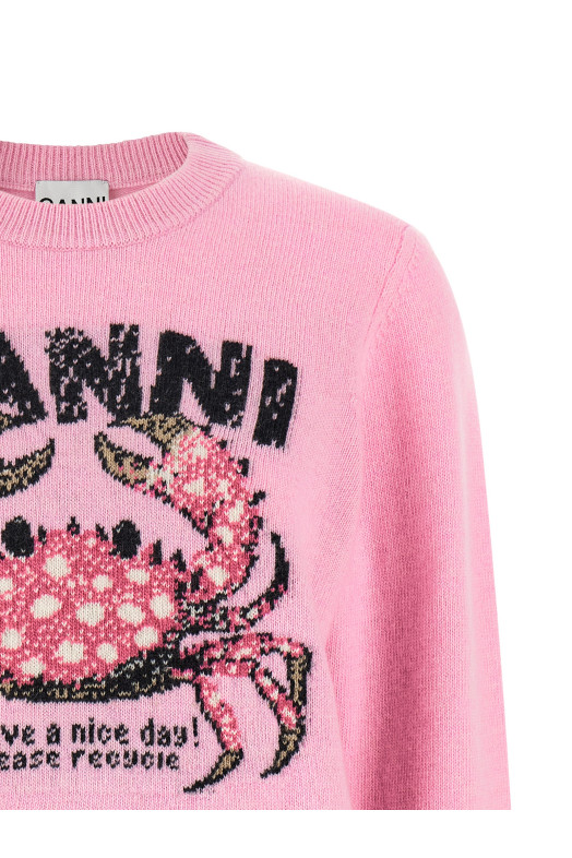 'Crab' sweater Pink