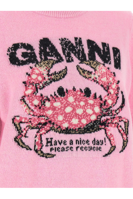 'Crab' sweater Pink