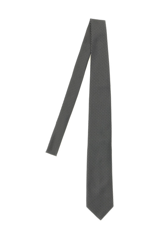 Silk tie Gray