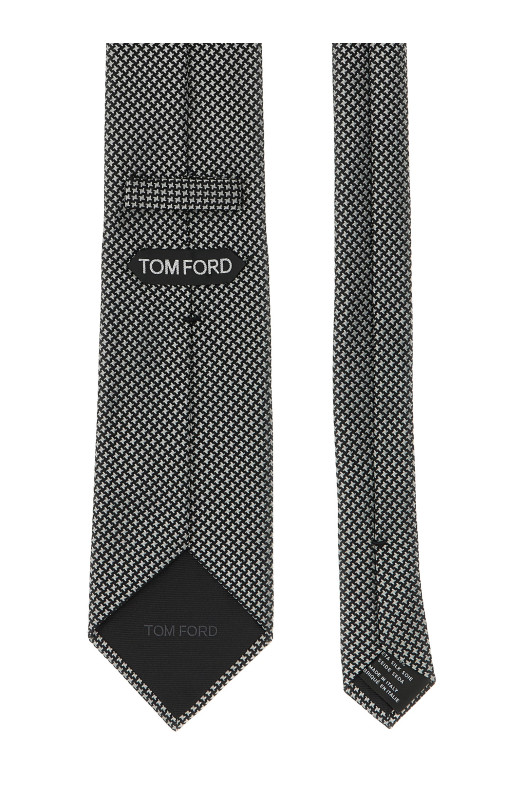 Silk tie Gray