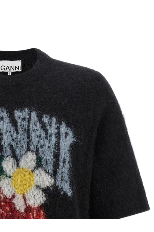 'Strawberry' sweater Black