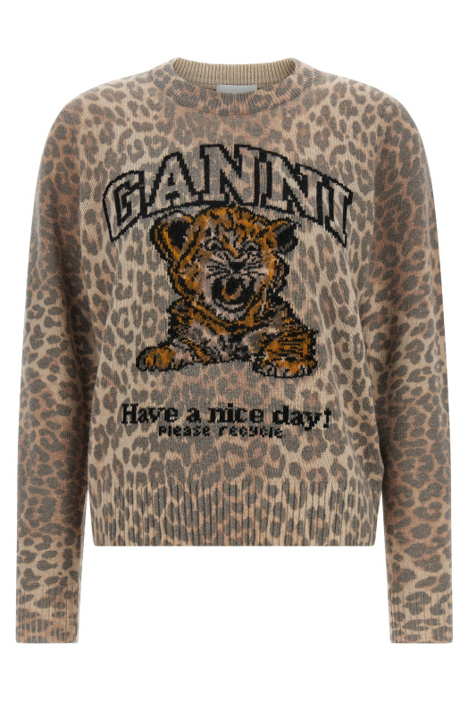 'Tiger' sweater Beige