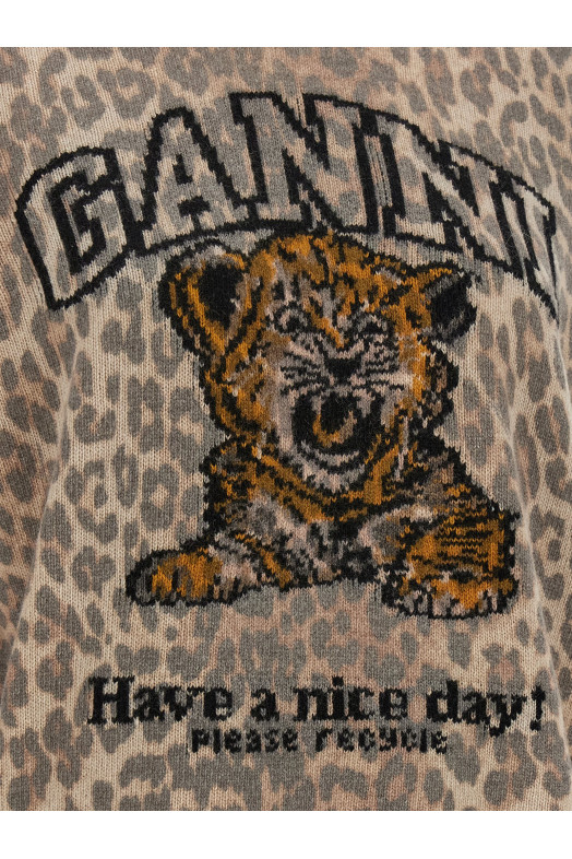 'Tiger' sweater Beige
