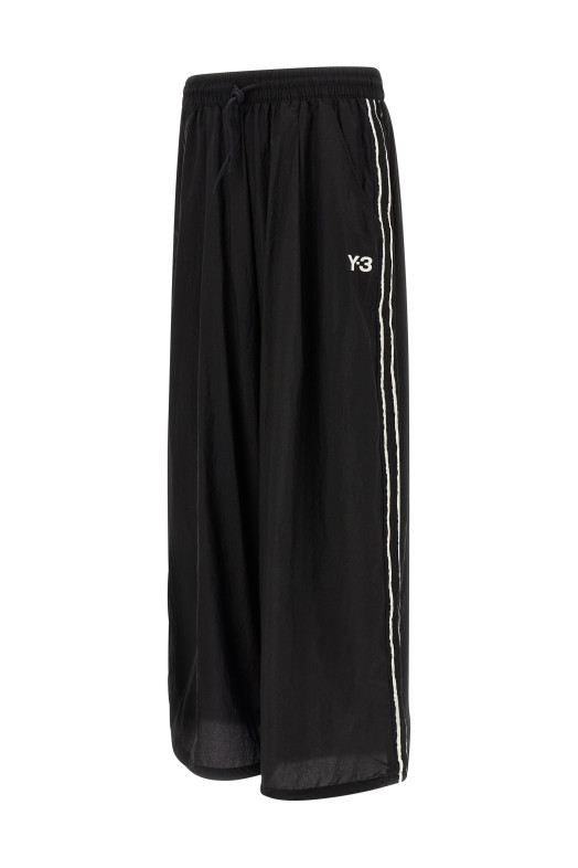 Джоггеры «Y-3 Raw Edge 3 Stripe Wide», черные KF1192BLACK