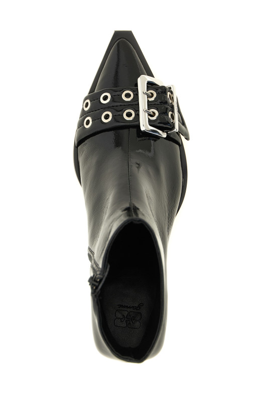 'Buckle' ankle boots Black