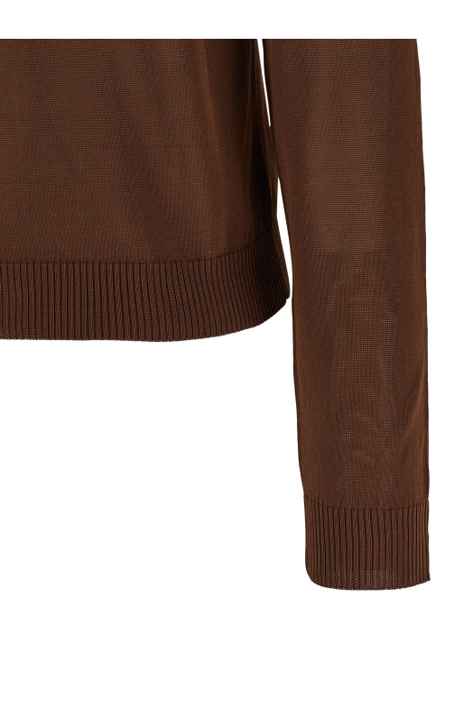 'Argyle' cardigan Brown