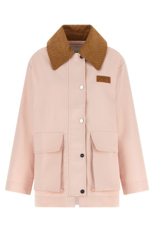Twill jacket Pink