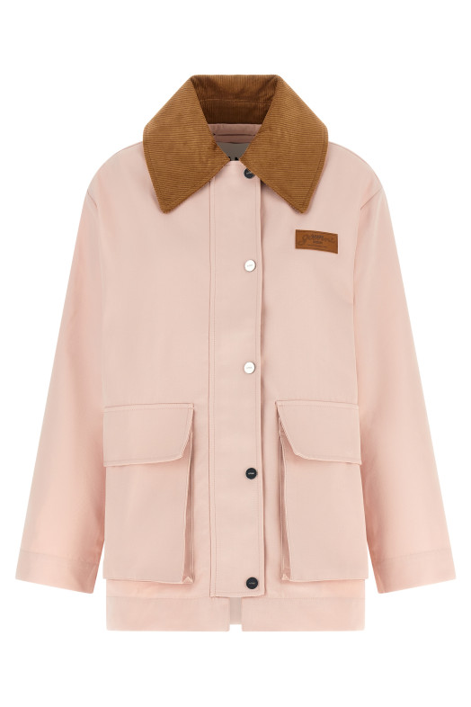 Twill jacket Pink