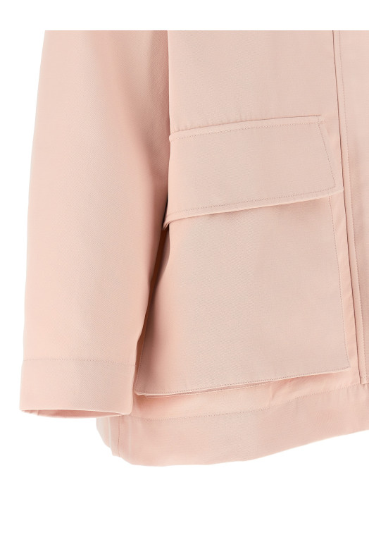 Twill jacket Pink