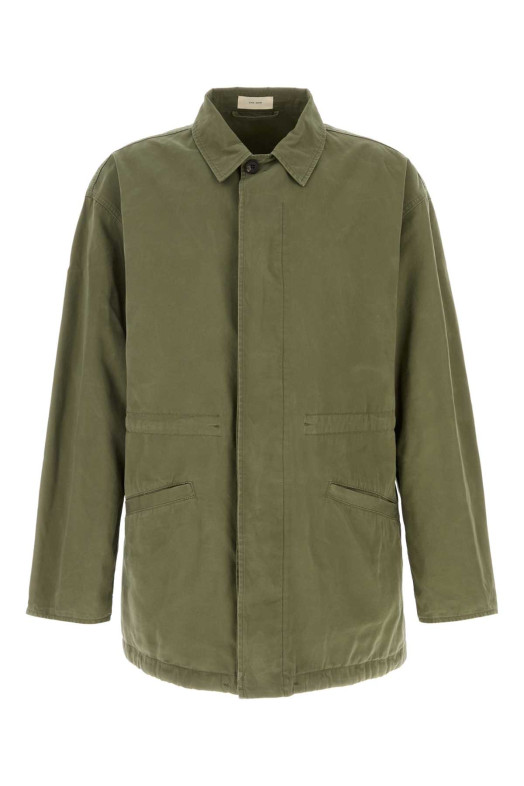 Army green cotton Maxence jacket THE ROW (1307W4402)