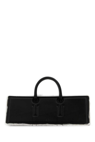 Black leather Otto handbag Black DENTRO (24SDNBO001)