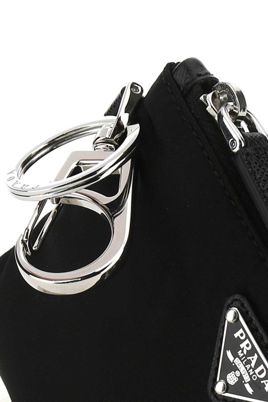 Black nylon key ring Black PRADA (2TT1172DMK)