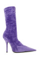 Lilac velvet Knife ankle boots BALENCIAGA (742881W8MA1)