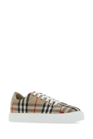 Embroidered canvas sneakers Multicolor BURBERRY (8049777)