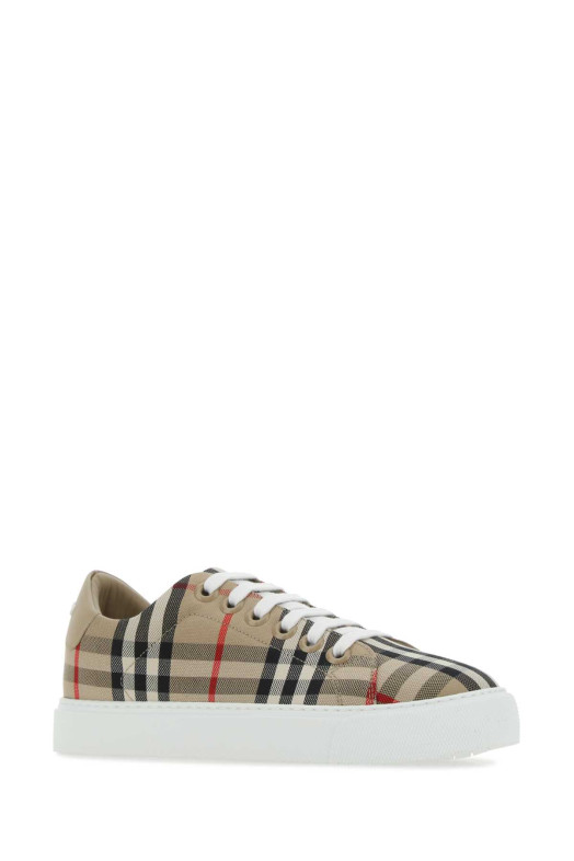 Embroidered canvas sneakers Multicolor BURBERRY (8049777)