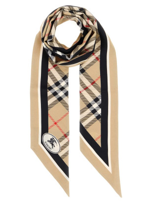 Embroidered silk foulard BURBERRY (8114238)