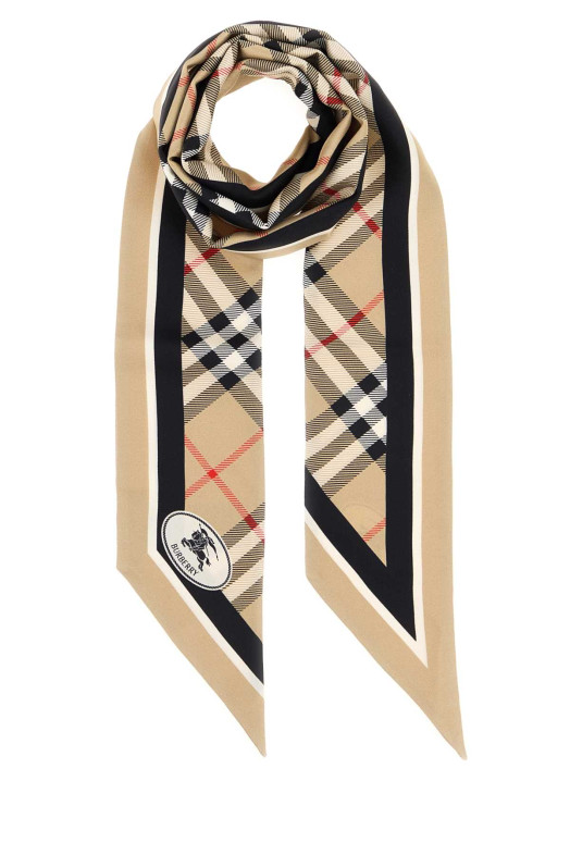 Embroidered silk foulard BURBERRY (8114238)