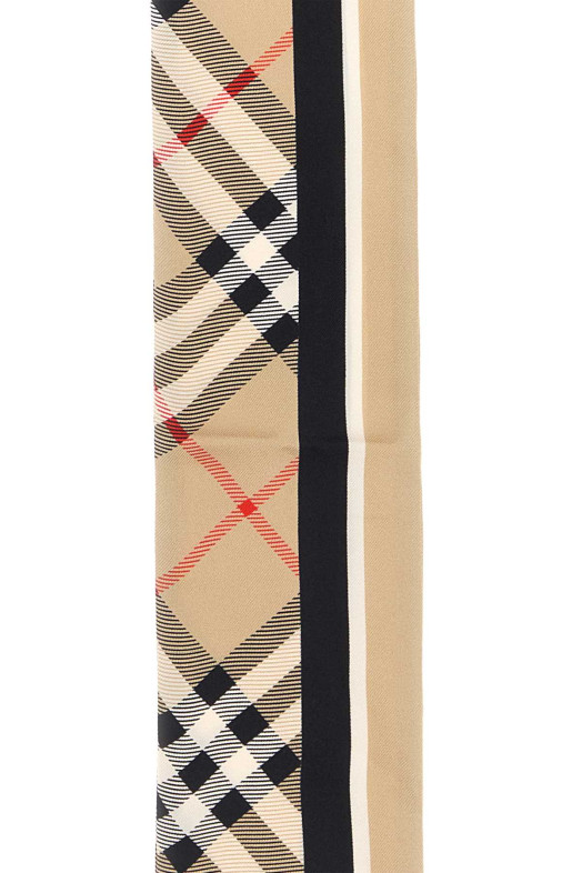 Embroidered silk foulard BURBERRY (8114238)