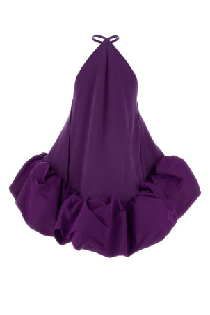 Purple crepe mini dress BALENCIAGA (872254TUT14)