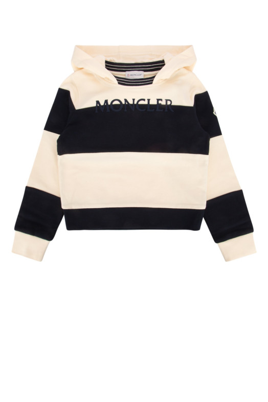 FELPA White/Black MONCLER JR (8G00007809AG)