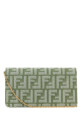 Embroidered denim wallet FENDI (8M0498AUT4)