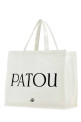 Белая хлопковая сумка для покупок PATOU (AC0240076)