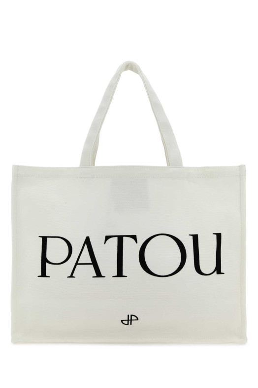 Белая хлопковая сумка для покупок PATOU (AC0240076)