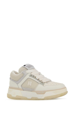 Two-tone leather and mesh MA-1 sneakers White AMIRI (AMFOSR1001)