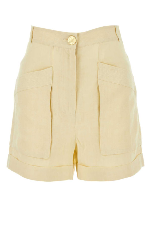 Ivory linen Ashraf shorts LE KASHA (ASHRAF)