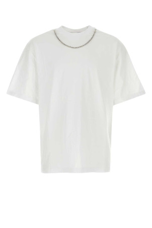 White cotton t-shirt AMBUSH (BMAA001S24JER001)