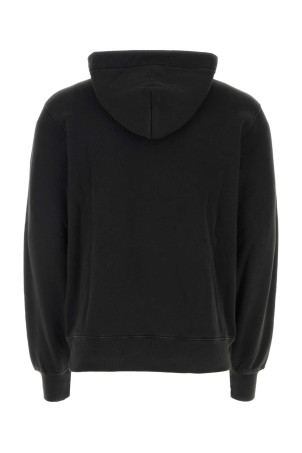 Black cotton oversize sweatshirt Black AMBUSH (BMBB001S24FLE001)
