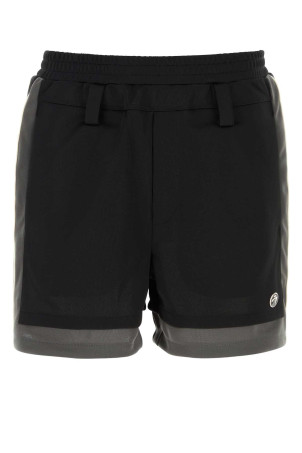 Black polyester bermuda shorts Black AMBUSH (BMCL001S24JER001)