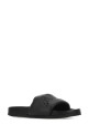 Black leather slippers Black AMBUSH (BMIC001F22LEA001)