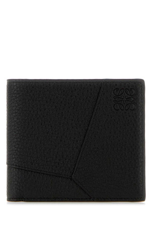 Black leather Puzzle wallet Black LOEWE (C510302X23)
