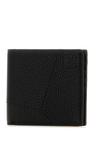 Black leather Puzzle wallet Black LOEWE (C510302X23)