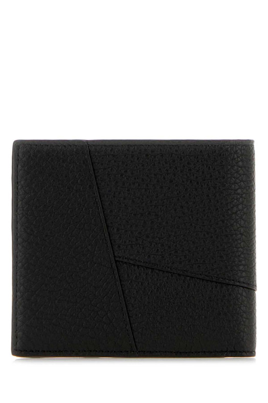 Black leather Puzzle wallet Black LOEWE (C510302X23)