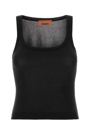 Black viscose tank top MISSONI (DC26SK01BK01H3)