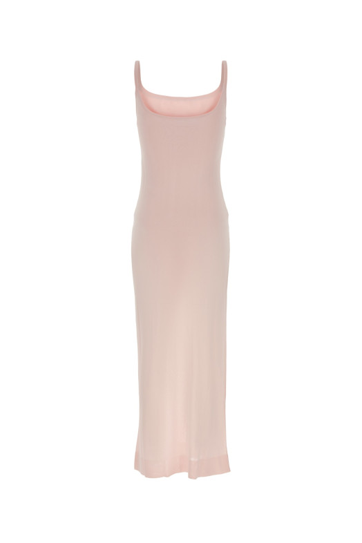 ПЛАТЬЕ S NUDE-ЭФФЕКТОМ ДЛИНЫ МИДИ ОТ JACQUEMUS (DRW00845AK00323)