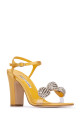 Туфли на каблуке Yellow MANOLO BLAHNIK (ELHOB4221513)
