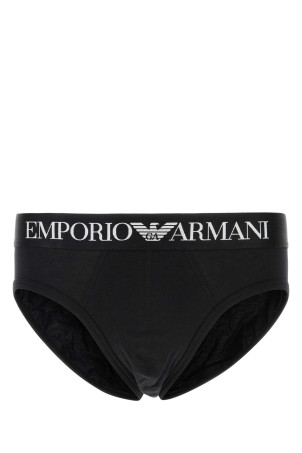 Black stretch cotton brief EMPORIO ARMANI (EM000230AF14133)