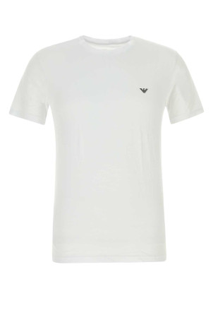 White stretch cotton t-shirt EMPORIO ARMANI (EM000379AF14133)