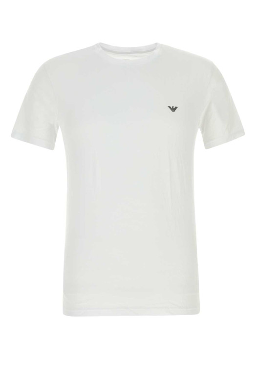 White stretch cotton t-shirt EMPORIO ARMANI (EM000379AF14133)