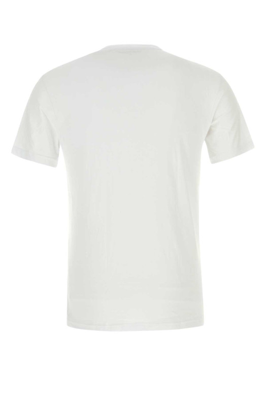 White stretch cotton t-shirt EMPORIO ARMANI (EM000379AF14133)
