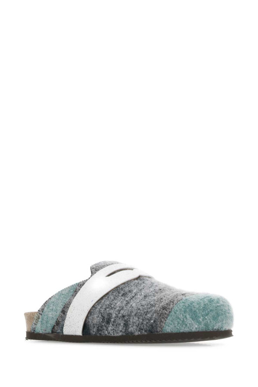 Разноцветные тканевые тапочки VITELLI (FW22FTW001H)