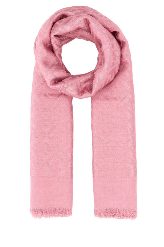 Pink silk blend scarf FENDI (FXT069AJW7)