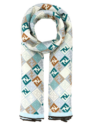 Printed silk foulard FENDI (FXT091AUMD)